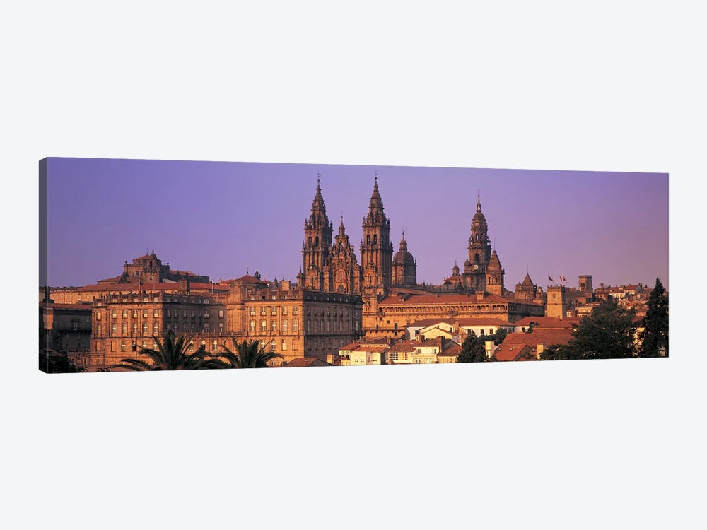 Cathedral in a cityscapeSantiago De Compostela, La Coruna, Galicia, Spain by Panoramic Images 1-piece Canvas Wall Art