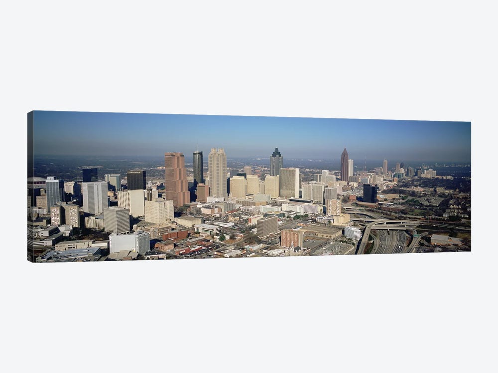 High angle view of buildings in a cityAtlanta, Georgia, USA by Panoramic Images 1-piece Canvas Wall Art