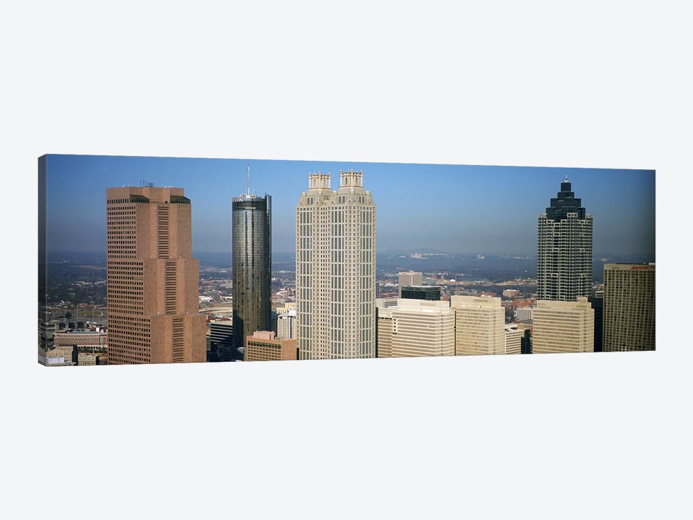 Skyscrapers in a cityAtlanta, Georgia, USA by Panoramic Images 1-piece Canvas Print