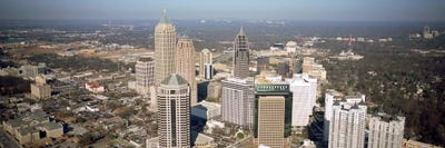 High angle view of buildings in a cityAtlanta, Georgia, USA by Panoramic Images canvas print