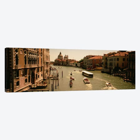 Daytime Activity, Grand Canal, Venice, Italy Canvas Print #PIM4909} by Panoramic Images Canvas Artwork