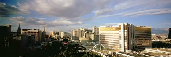 High angle view of buildings in a city, The Strip, Las Vegas, Nevada, USA #3