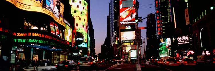 Traffic on a road, Times Square, New York City, New York, USA #2 by Panoramic Images wall art