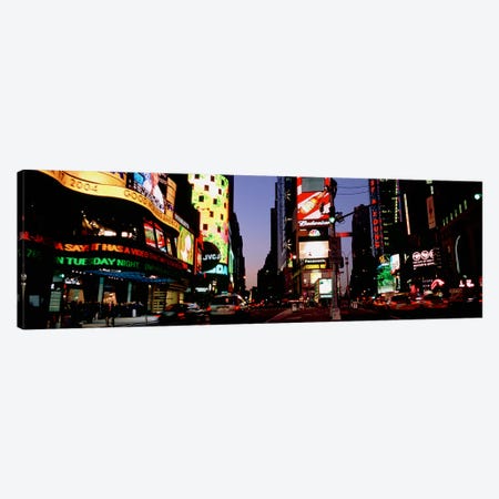 Traffic on a road, Times Square, New York City, New York, USA #2 Canvas Print #PIM4926} by Panoramic Images Canvas Art Print