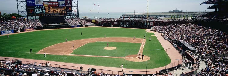 High angle view of a stadium, Pac Bell Stadium, San Francisco, California, USA #3