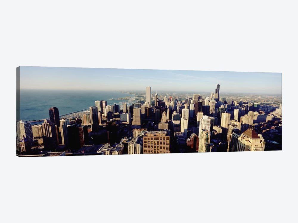 High angle view of buildings in a city, Chicago, Illinois, USA #2 by Panoramic Images 1-piece Canvas Wall Art