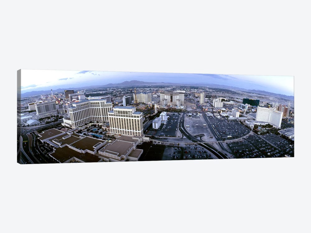Aerial view of a city, Las Vegas, Nevada, USA by Panoramic Images 1-piece Canvas Print