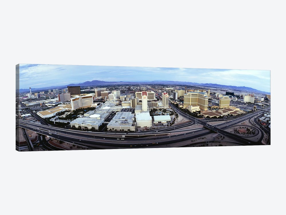 Aerial view of a city, Las Vegas, Nevada, USA #2 by Panoramic Images 1-piece Canvas Artwork