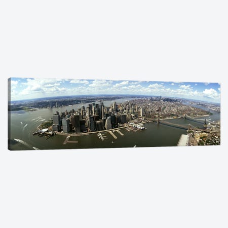 Aerial view of buildings in a city, New York City, New York State, USA Canvas Print #PIM4948} by Panoramic Images Canvas Art