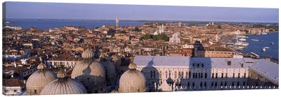High Angle View Of A City, Venice, Italy Canvas Art Print - Veneto Art