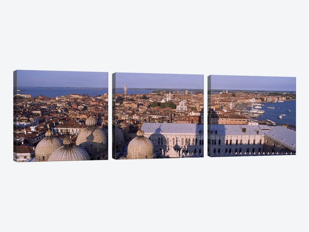 High Angle View Of A City, Venice, Italy by Panoramic Images 3-piece Art Print