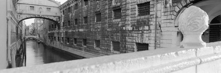 Bridge Of Sighs In B&W, Rio de la Canonica, Venice, Italy