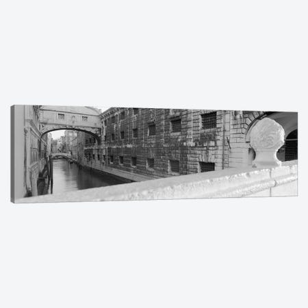 Bridge Of Sighs In B&W, Rio de la Canonica, Venice, Italy Canvas Print #PIM4954} by Panoramic Images Canvas Artwork