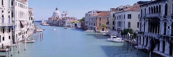 Veneto: Buildings Along A Canal, Santa Maria Della Salute, Venice, Italy by Panoramic Images