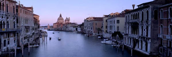 Veneto: Buildings Along A Canal, Santa Maria Della Salute, Venice, Italy #2 by Panoramic Images