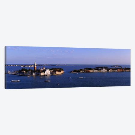High Angle View Of Buildings Surrounded By Water, San Giorgio Maggiore, Venice, Italy Canvas Print #PIM4960} by Panoramic Images Canvas Art