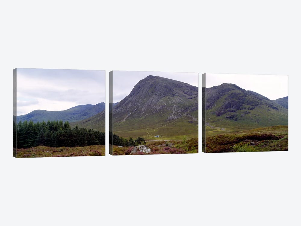 Mountain Landscape, Glen Coe, Highlands, Scotland, United Kingdom by Panoramic Images 3-piece Canvas Art Print