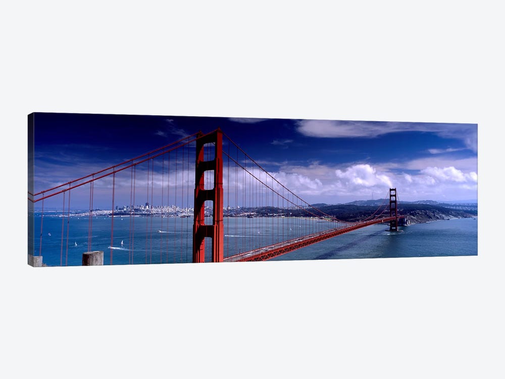 Bridge Over A River, Golden Gate Bridge, San Francisco, California, USA by Panoramic Images 1-piece Canvas Art Print