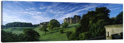Alnwick Castle, Alnwick, Northumberland, England, United Kingdom Canvas Art Print - Castle & Palace Art