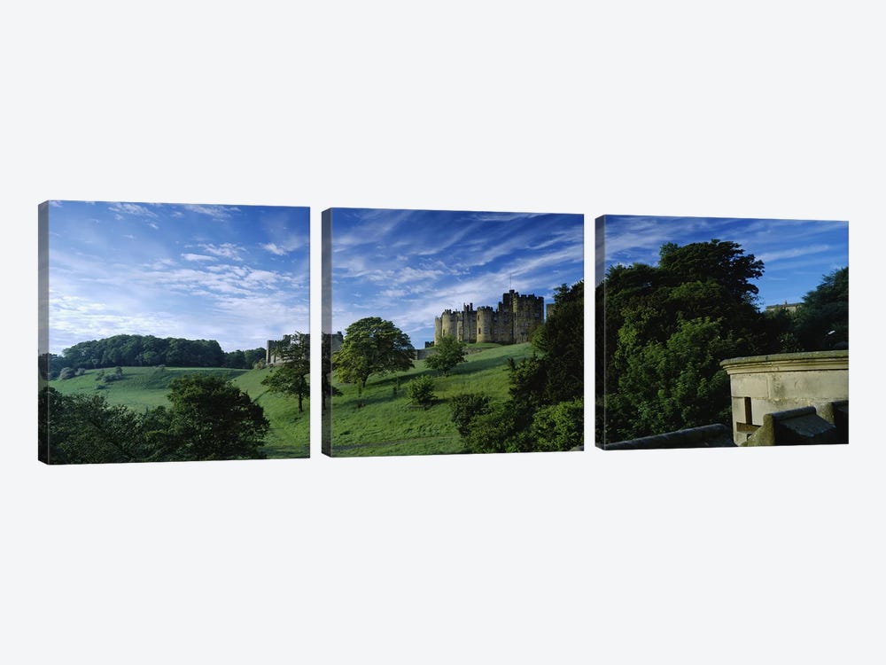 Alnwick Castle, Alnwick, Northumberland, England, United Kingdom by Panoramic Images 3-piece Canvas Art