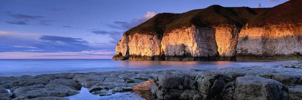 York: Coastal Cliffs, Thornwick Bay, Yorkshire, England, United Kingdom by Panoramic Images