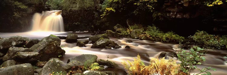 Blurred Motion View Of Flowing Water, Thomason Foss, North York Moors, North Yorkshire, England