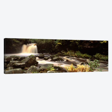 Blurred Motion View Of Flowing Water, Thomason Foss, North York Moors, North Yorkshire, England Canvas Print #PIM4987} by Panoramic Images Canvas Print