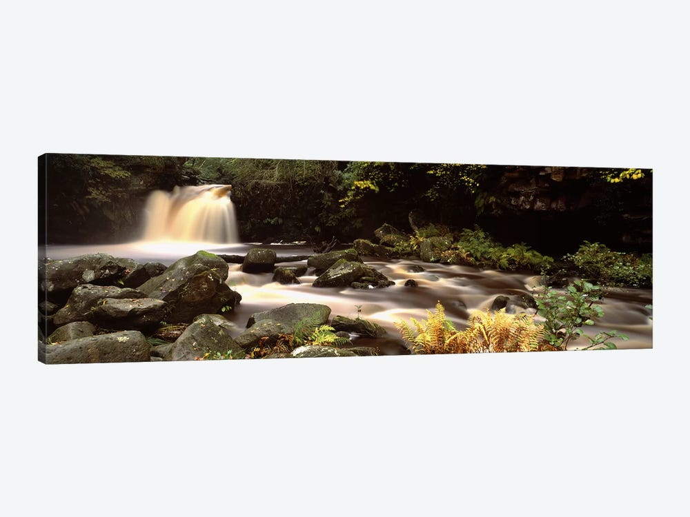 Blurred Motion View Of Flowing Water, Thomason Foss, North York Moors, North Yorkshire, England by Panoramic Images 1-piece Art Print