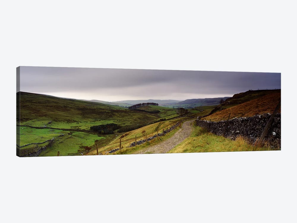 Upper Valley Landscape, Ribblesdale, Yorkshire, England, United Kingdom by Panoramic Images 1-piece Canvas Art Print