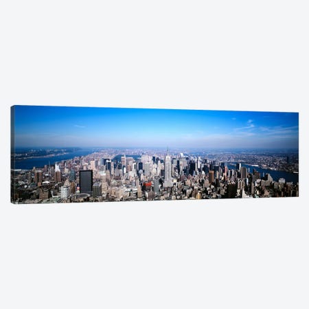 Aerial View, Midtown, New York City, New York, USA Canvas Print #PIM4} by Panoramic Images Canvas Print