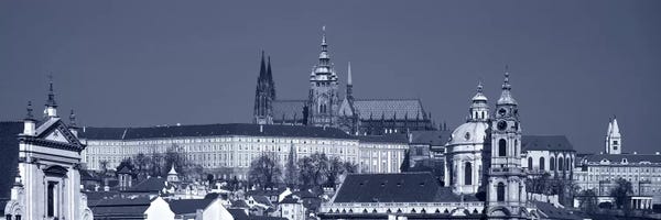 Czech Republic: Buildings In A City, Hradcany Castle, St. Nicholas Church, Prague, Czech Republic by Panoramic Images