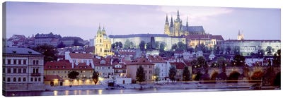 Low-Angle View Of Mala Strana (Lesser Town), Prague, Czech Republic Canvas Art Print - Czech Republic Art