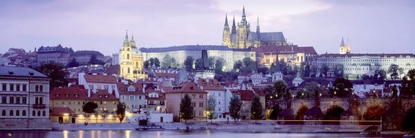 Czech Republic: Low-Angle View Of Mala Strana (Lesser Town), Prague, Czech Republic by Panoramic Images