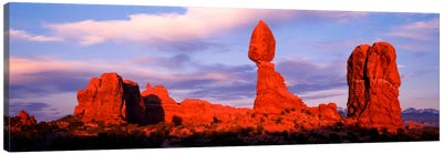 Balanced Rock (middle), Arches National Park, Grand County, Utah, USA Canvas Art Print - Arches National Park Art
