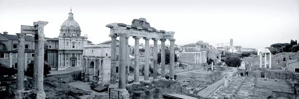 Ancient Ruins: Ruins Of An Old Building, Rome, Italy #2 by Panoramic Images