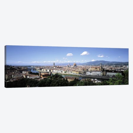 High-Angle View Of Historic Centre, Florence, Tuscany, Italy Canvas Print #PIM5022} by Panoramic Images Canvas Art