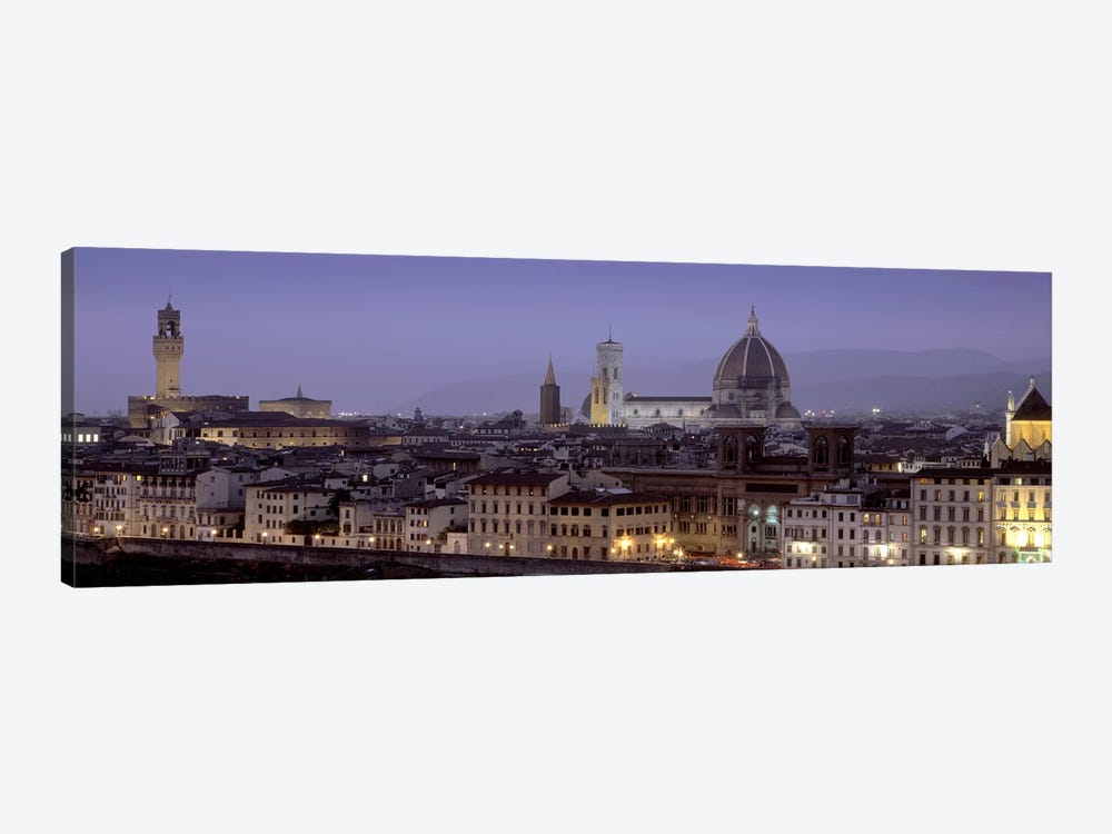 Historic Centre At Dusk, Florence, Tuscany, Italy by Panoramic Images 1-piece Canvas Artwork