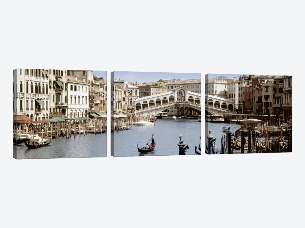Rialto Bridge, Venice, Veneto, Italy by Panoramic Images 3-piece Art Print