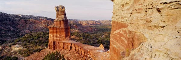Canyons: Lighthouse Rock, Palo Duro Canyon State Park, Texas, USA by Panoramic Images