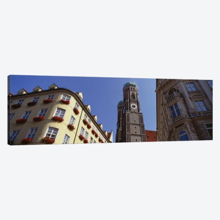 Low Angle View Of A Cathedral, Frauenkirche, Munich, Germany Canvas Print #PIM5072} by Panoramic Images Art Print