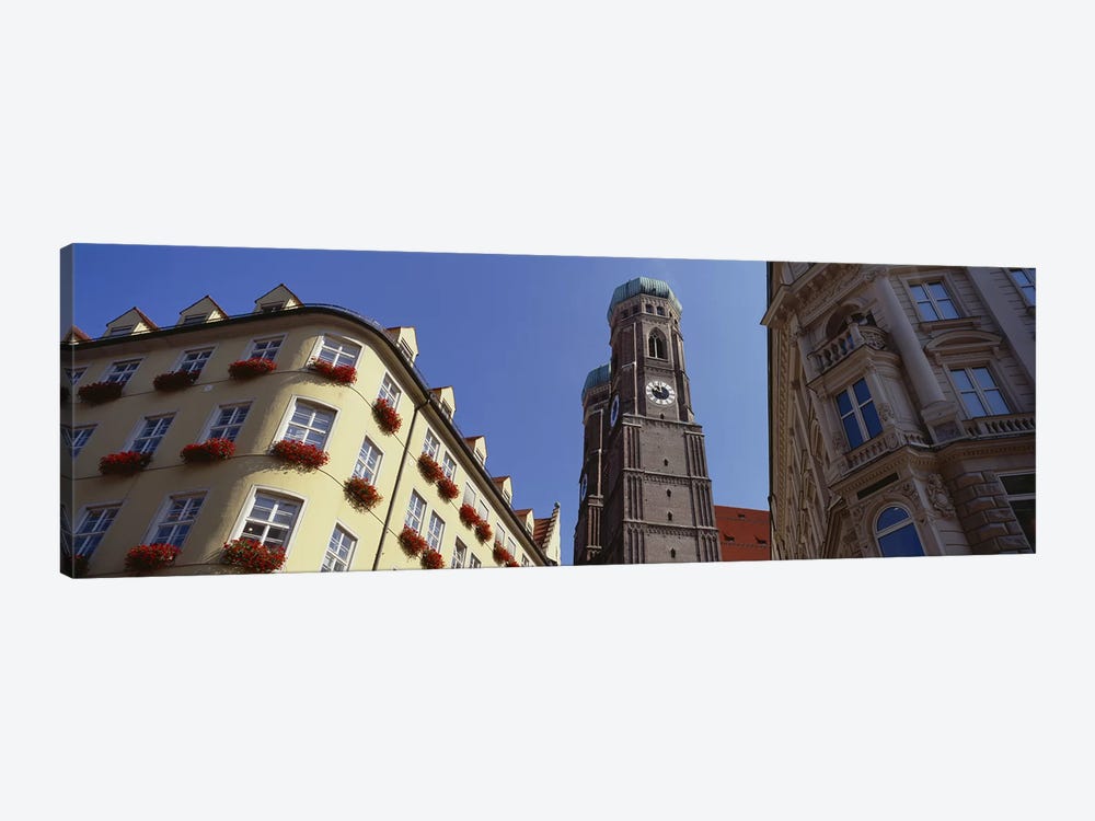 Low Angle View Of A Cathedral, Frauenkirche, Munich, Germany by Panoramic Images 1-piece Canvas Art Print