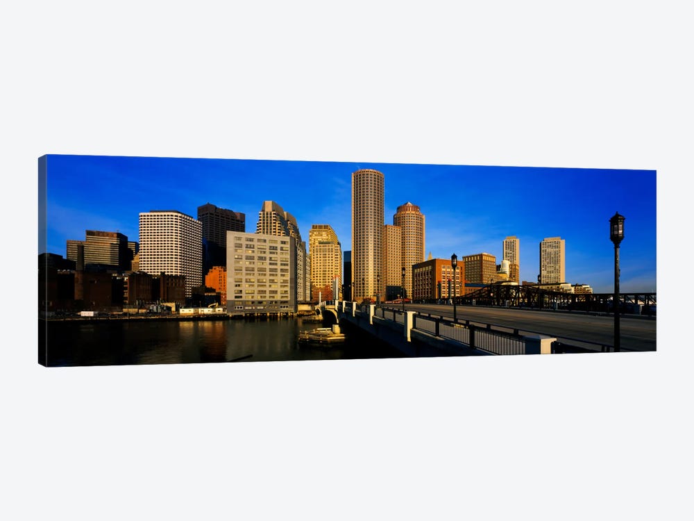 Skyscrapers in a city, Boston, Massachusetts, USA by Panoramic Images 1-piece Art Print