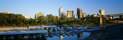 City At DuskMemphis, Tennessee, USA by Panoramic Images canvas print