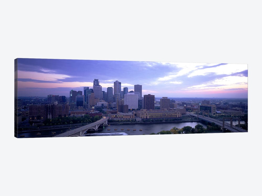 Buildings In A CityMinneapolis, Minnesota, USA by Panoramic Images 1-piece Canvas Print