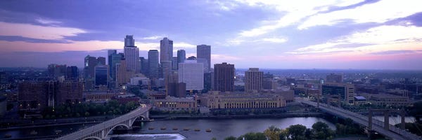 Minnesota: Buildings In A CityMinneapolis, Minnesota, USA by Panoramic Images