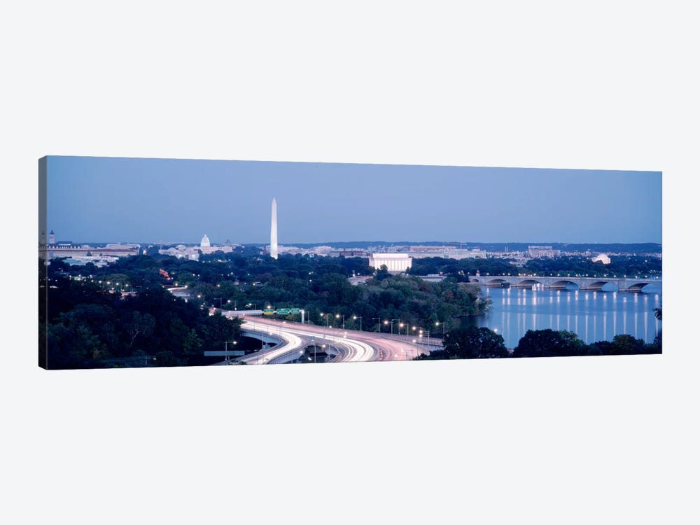 Evening Washington DC by Panoramic Images 1-piece Canvas Wall Art
