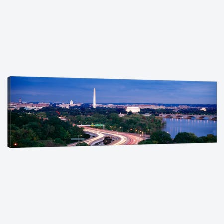 High angle view of a cityscape, Washington DC, USA Canvas Print #PIM512} by Panoramic Images Canvas Art