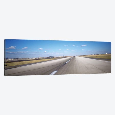 Runway at an airport, Philadelphia Airport, New York State, USA Canvas Print #PIM5145} by Panoramic Images Canvas Art