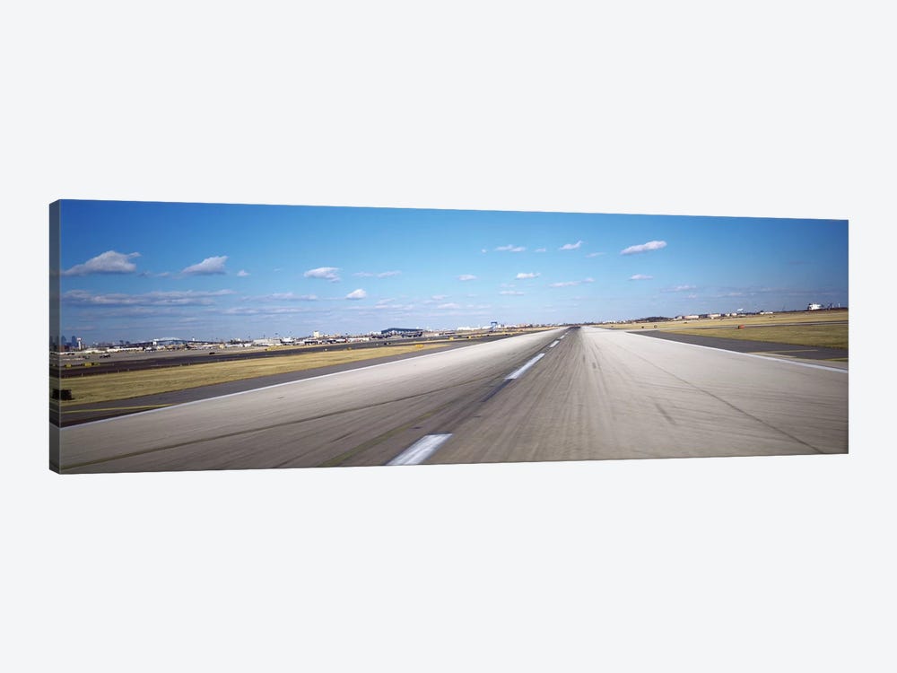 Runway at an airport, Philadelphia Airport, New York State, USA by Panoramic Images 1-piece Canvas Art