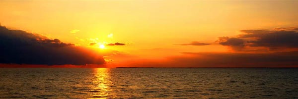 Lake Sunrises & Sunsets: Lake Erie NY USA by Panoramic Images